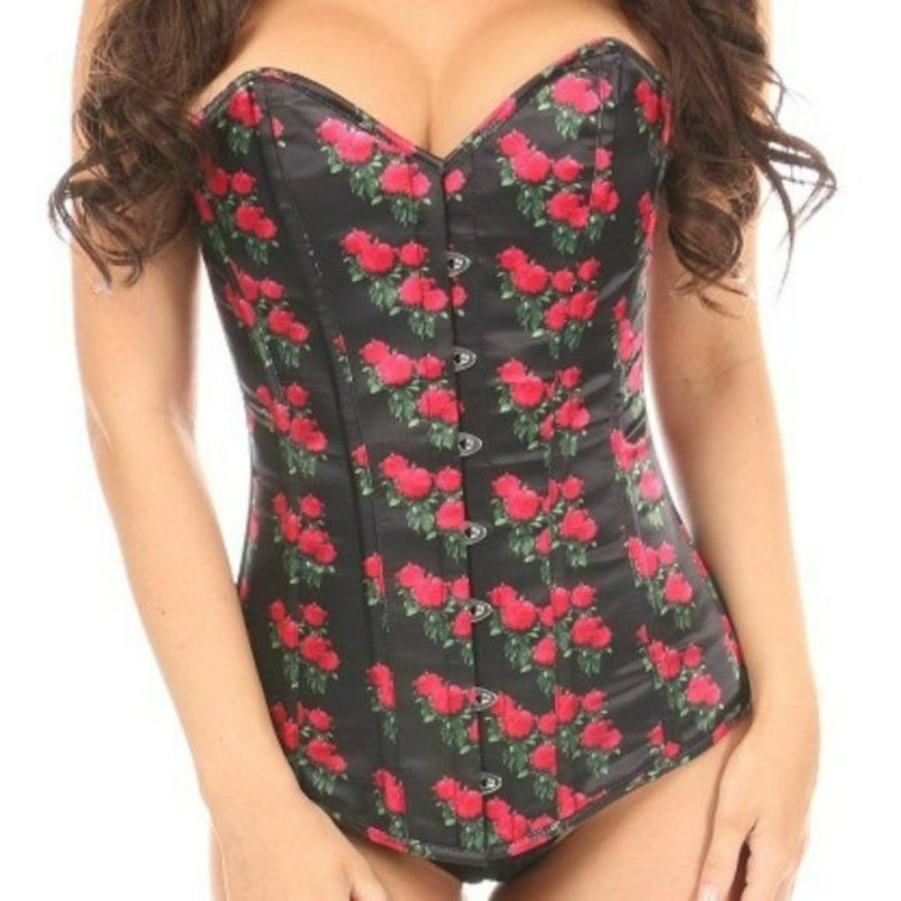 DAISY CORSETS LAVISH‎ Pink rose corset